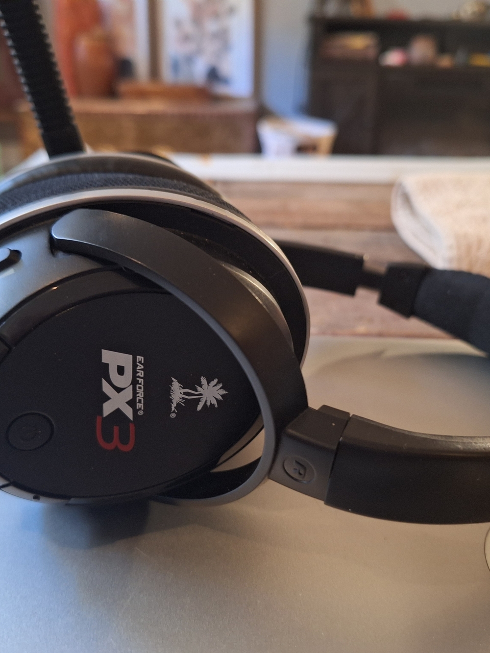 EarForce PX3 Black Over-Ear Gaming Headset with Mic